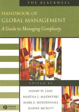 portada the blackwell handbook of global management: a guide to managing complexity