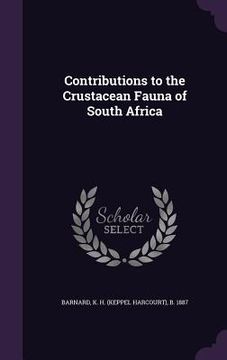 portada Contributions to the Crustacean Fauna of South Africa (in English)