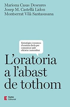 portada L Oratòria a l Abast de Tothom (in Catalá)