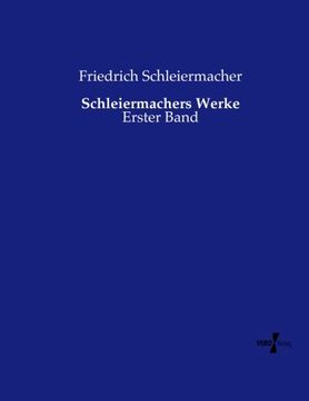 portada Schleiermachers Werke: Volume 1