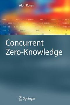 portada concurrent zero-knowledge: with additional background by oded goldreich (en Inglés)
