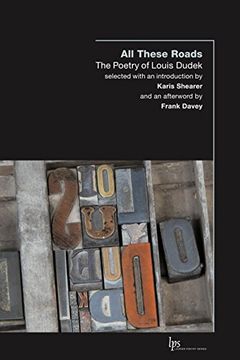portada All These Roads: The Poetry of Louis Dudek (Laurier Poetry) (en Inglés)