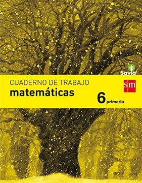 portada Cuaderno de matemáticas. 6 Primaria. Savia - 9788467593143