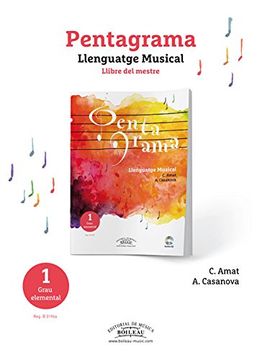 portada Pentagrama Llenguatge Musical. Grau Elemental 1. (in Catalá)