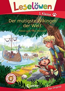 portada Leselöwen 1. Klasse - der Mutigste Wikinger der Welt: Mit Leselernschrift Abezeh - Erstlesebuch für Kinder ab 6 Jahren (in German)