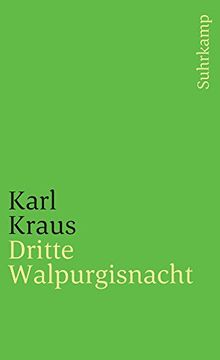 portada Dritte Walpurgisnacht: Schriften in den suhrkamp taschenbüchern. Erste Abteilung. Zwölf Bände