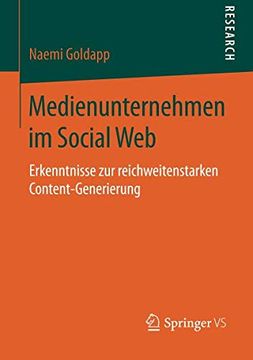 portada Medienunternehmen im Social Web: Erkenntnisse zur Reichweitenstarken Content-Generierung 