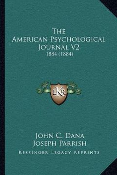 portada the american psychological journal v2: 1884 (1884)