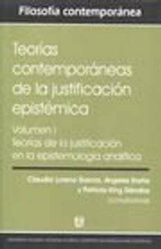 portada Teorias Contemporaneas de la Justificacion Epistemica (in Spanish)