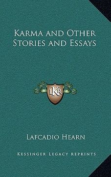 portada karma and other stories and essays