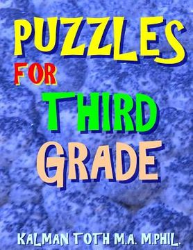 portada Puzzles for Third Grade: 80 Large Print Word Search Puzzles (in English)