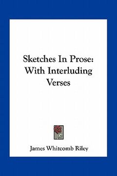 portada sketches in prose: with interluding verses