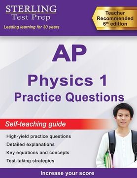 portada AP Physics 1 Practice Questions: High Yield AP Physics 1 Practice Questions with Detailed Explanations (en Inglés)