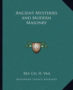 portada ancient mysteries and modern masonry