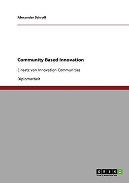 portada Community Based Innovation (German Edition)