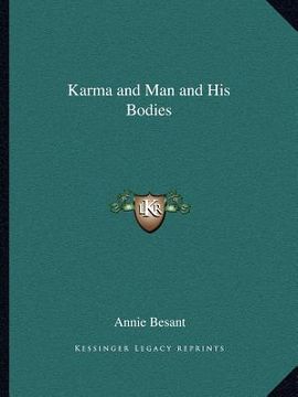 portada karma and man and his bodies (en Inglés)