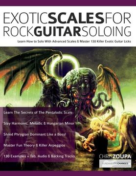 portada Exotic Scales for Rock Guitar Soloing (en Inglés)
