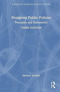 portada Designing Public Policies: Principles and Instruments (en Inglés)