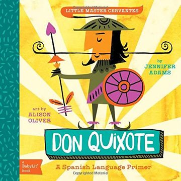 portada Little Master Cervantes: Don Quixote: A Babylit Spanish Primer (Board Book) (en Inglés)