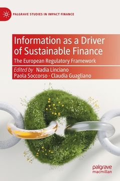 portada Information as a Driver of Sustainable Finance: The European Regulatory Framework (in English)