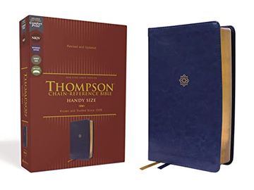 portada Nkjv, Thompson Chain-Reference Bible, Handy Size, Leathersoft, Navy, red Letter, Comfort Print (en Inglés)