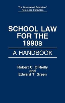 portada school law for the 1990s: a handbook (en Inglés)