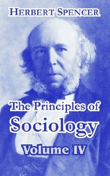 portada the principles of sociology, volume iv