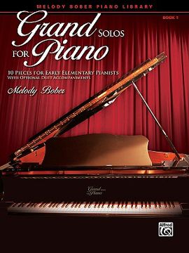 portada grand solos for piano, book 1: 10 pieces for early elementary pianists with optional duet accompaniments