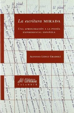 portada La Escritura Mirada: Una Aproximación a la Poesía Experimental Española (Biblioteca Litterae) (in Spanish)