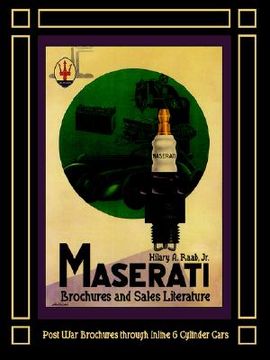 portada maserati brochures and sales literature - post war brochures through inline 6 cylinder cars