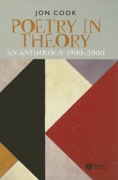 portada poetry in theory: an anthology 1900-2000 (en Inglés)