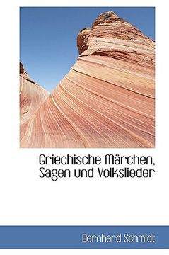 portada Griechische Märchen, Sagen und Volkslieder