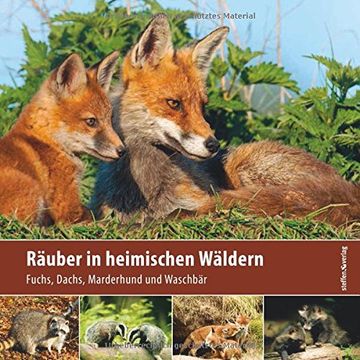 portada Räuber in heimischen Wäldern: Fuchs, Dachs, Marderhund und Waschbär (en Alemán)