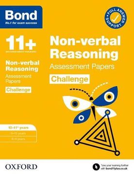 portada Bond 11+: Bond 11+ Non-Verbal Reasoning Challenge Assessment Papers 10-11 Years (Bond Challenge) (en Inglés)