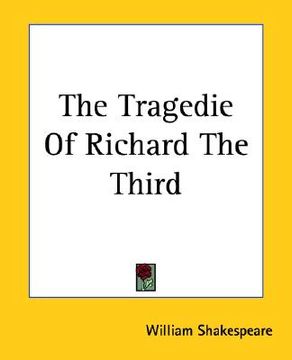 portada the tragedie of richard the third (en Inglés)