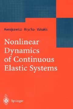 portada nonlinear dynamics of continuous elastic systems (en Inglés)