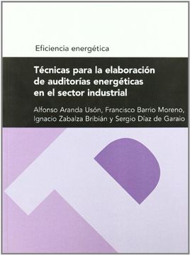 portada Técnicas Para la Elaboración de Auditorías Energéticas en el Sector Industrial (Textos Docentes)