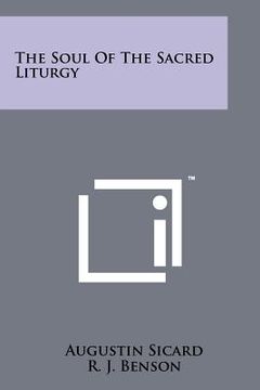 portada the soul of the sacred liturgy (in English)