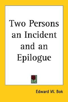 portada two persons: an incident and an epilogue (in English)