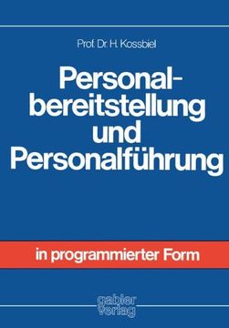 portada Personalbereitstellung und Personalführung (German Edition)