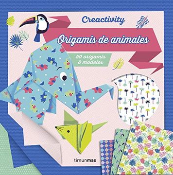portada Creactivity. Origamis de Animales (Libros de Actividades) (in Spanish)