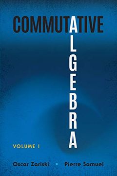 portada Commutative Algebra: Volume i (en Inglés)