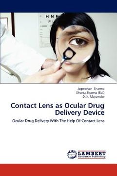 portada contact lens as ocular drug delivery device (en Inglés)