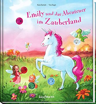 portada Emily und das Abenteuer im Zauberland: Funkel-Bilderbuch mit Glitzersteinen (en Alemán)