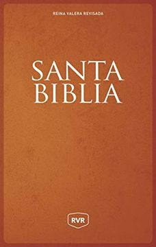 portada Santa Biblia Reina Valera Revisada Rvr, Letra Extra Grande, Tamaño Manual, Letra Roja, Tapa Dura