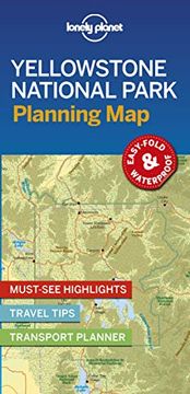 portada Lonely Planet Yellowstone National Park Planning map 