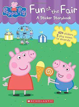 portada Fun at the Fair: A Sticker Storybook (Peppa Pig) (in English)