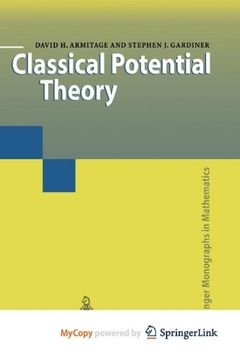 portada Classical Potential Theory (en Inglés)