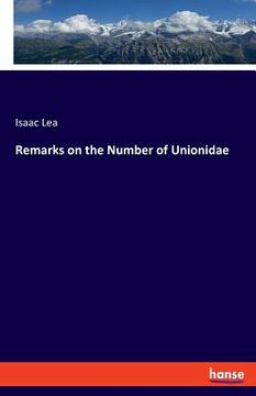 portada Remarks on the Number of Unionidae (en Inglés)