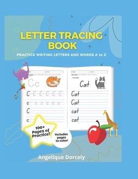 portada Letter Tracing Book - Practice Writing Letters and Words A to Z (en Inglés)